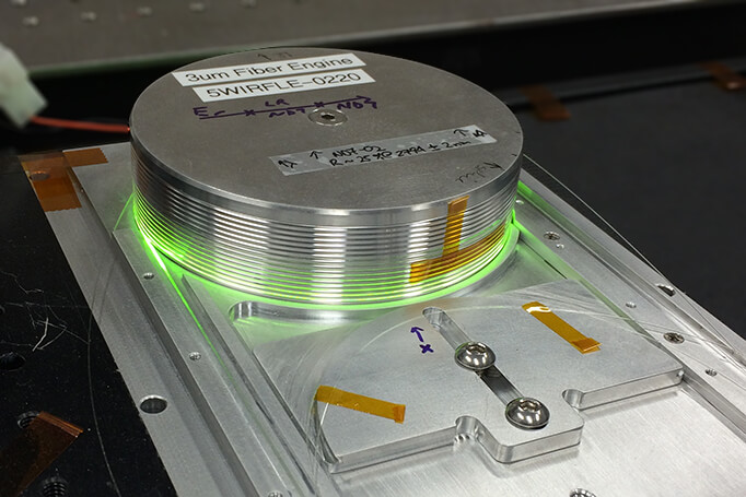 Detection of Defects in Laser Fibers