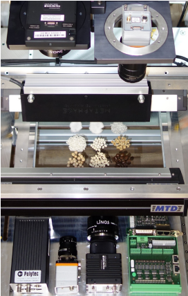 Presentation of the setup, using components by Metaphase, MTD, Polytec, Qioptiq and Xenics